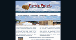 Desktop Screenshot of floridapallet.com