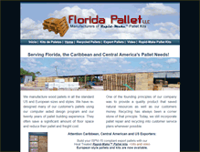 Tablet Screenshot of floridapallet.com